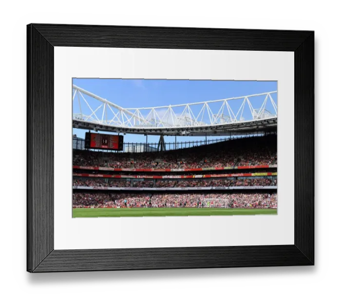 Framed Print : Arsenal vs Burnley: 2019-20 Premier League Match at Emirates Stadium