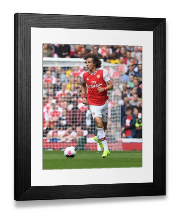Framed Print : Arsenal's David Luiz in Action: Arsenal vs. Burnley (2019-20 Premier League)