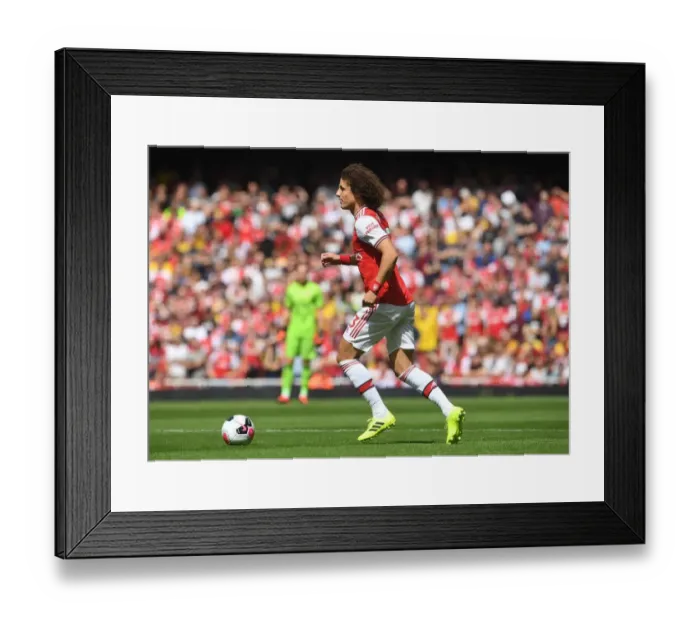 Framed Print : David Luiz in Action: Arsenal vs. Burnley, 2019-20 Premier League