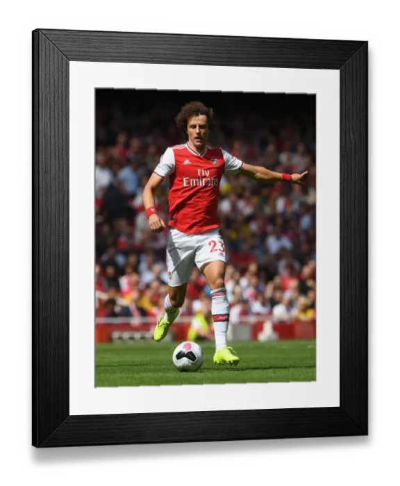 Framed Print : David Luiz in Action: Arsenal vs Burnley (2019-20 Premier League)
