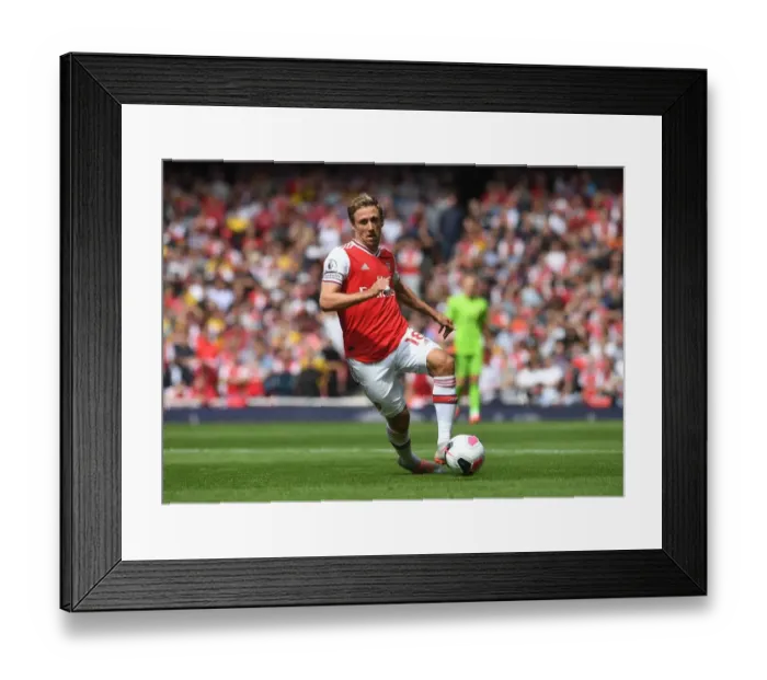 Framed Print : Nacho Monreal in Action: Arsenal vs. Burnley (2019-20 Premier League) Framed Print : Nacho Monreal in Action: Arsenal vs. Burnley (2019-20 Premier League)