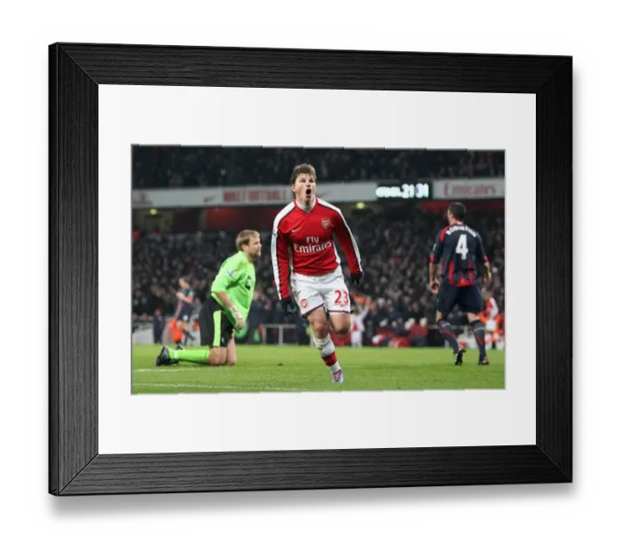 Framed Print : Arshavin's Brilliant Goal: Arsenal's 4-2 Victory Over Bolton Wanderers, Barclays Premier League, Emirates Stadium (2010) Framed Print : Arshavin's Brilliant Goal: Arsenal's 4-2 Victory Over Bolton Wanderers, Barclays Premier League, Emirates Stadium (2010)