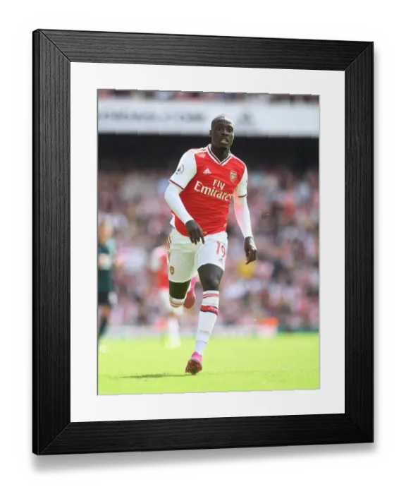 Framed Print : Arsenal's Nicolas Pepe in Action: Premier League Clash against Burnley, 2019-20