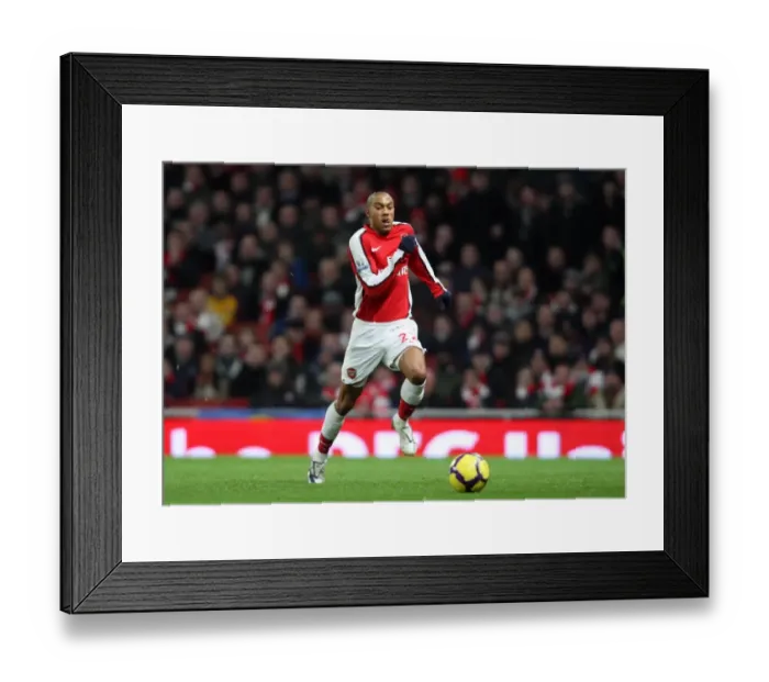 Framed Print : Gael Clichy (Arsenal). Arsenal 4: 2 Bolton Wanderers. Barclays Premier League Framed Print : Gael Clichy (Arsenal). Arsenal 4: 2 Bolton Wanderers. Barclays Premier League