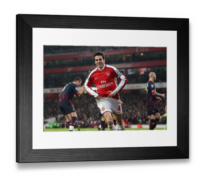 Framed Print : Arsenal's Triumph: 4-2 Victory Over Bolton Wanderers (2010)