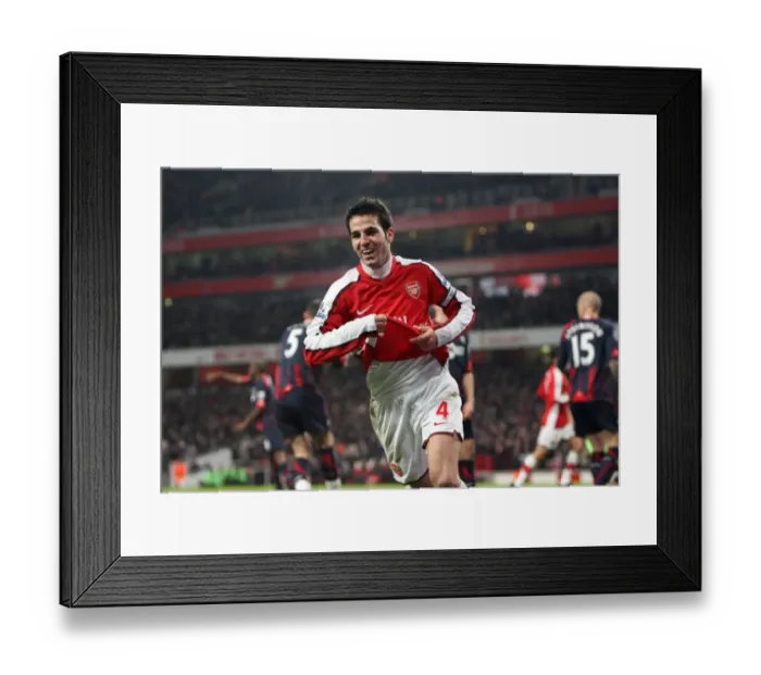 Framed Print : Arsenal's Triumph: 4-2 Victory Over Bolton Wanderers (2010)