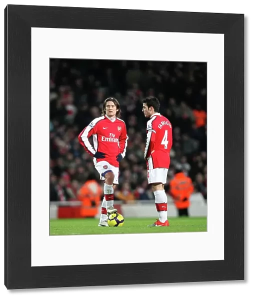 Tomas Rosicky and Cesc Fabregas (Arsenal). Arsenal 4: 2 Bolton Wanderers