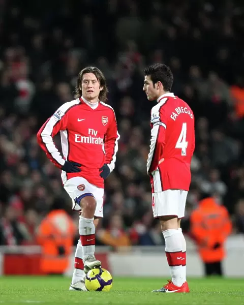 Tomas Rosicky and Cesc Fabregas (Arsenal). Arsenal 4: 2 Bolton Wanderers