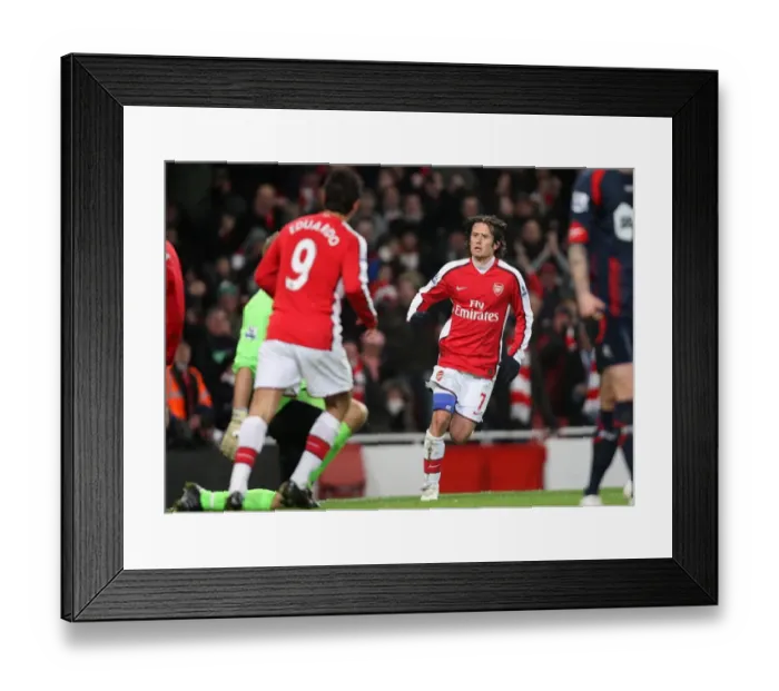 Framed Print : Tomas Rosicky's Thrilling Goal: Arsenal's First in 4-2 Victory over Bolton Wanderers, Barclays Premier League, Emirates Stadium (2010) Framed Print : Tomas Rosicky's Thrilling Goal: Arsenal's First in 4-2 Victory over Bolton Wanderers, Barclays Premier League, Emirates Stadium (2010)