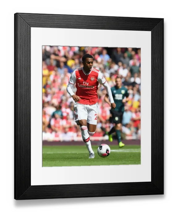 Framed Print : Arsenal's Joe Willock in Action against Burnley: 2019-20 Premier League Showdown at Emirates Stadium