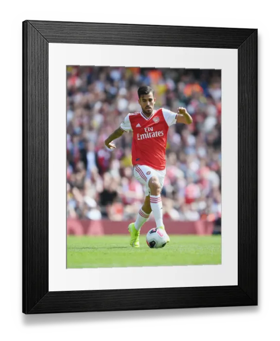 Framed Print : Dani Ceballos in Action: Arsenal vs. Burnley (2019-20)