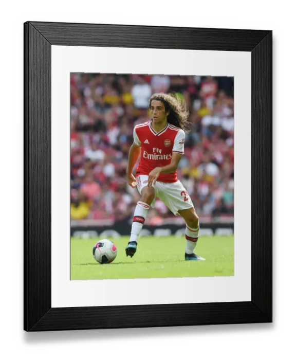 Framed Print : Matteo Guendouzi in Action: Arsenal vs. Burnley, 2019-20 Premier League