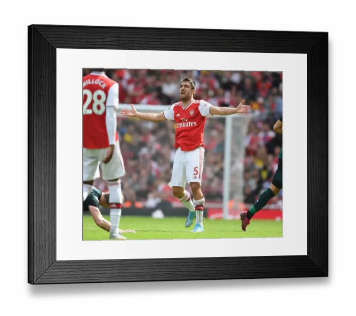 Framed Print : Sokratis in Action: Arsenal vs. Burnley, 2019-20 Premier League Framed Print : Sokratis in Action: Arsenal vs. Burnley, 2019-20 Premier League