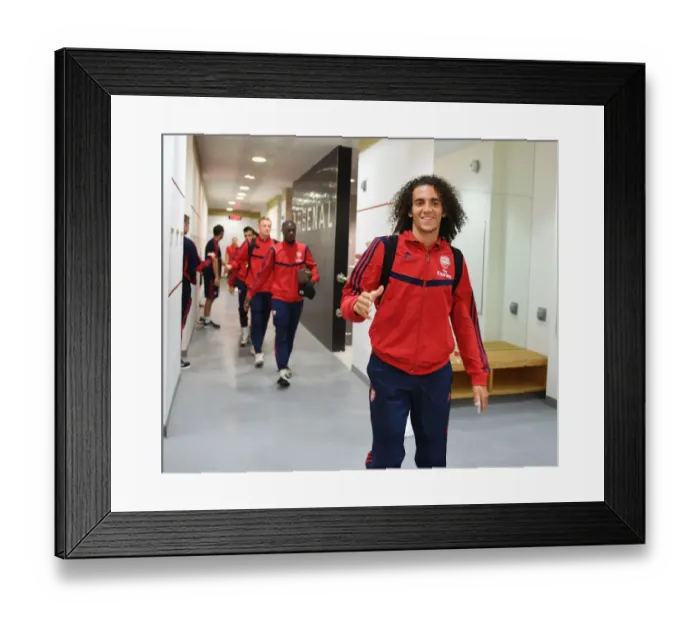 Framed Print : Arsenal FC: Matteo Guendouzi's Focus Before Arsenal v Burnley (2019-20) Framed Print : Arsenal FC: Matteo Guendouzi's Focus Before Arsenal v Burnley (2019-20)