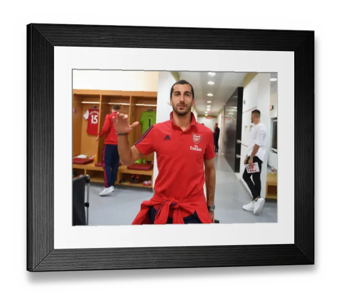Framed Print : Arsenal FC: Henrikh Mkhitaryan's Pre-Match Routine vs Burnley (2019-20) Framed Print : Arsenal FC: Henrikh Mkhitaryan's Pre-Match Routine vs Burnley (2019-20)