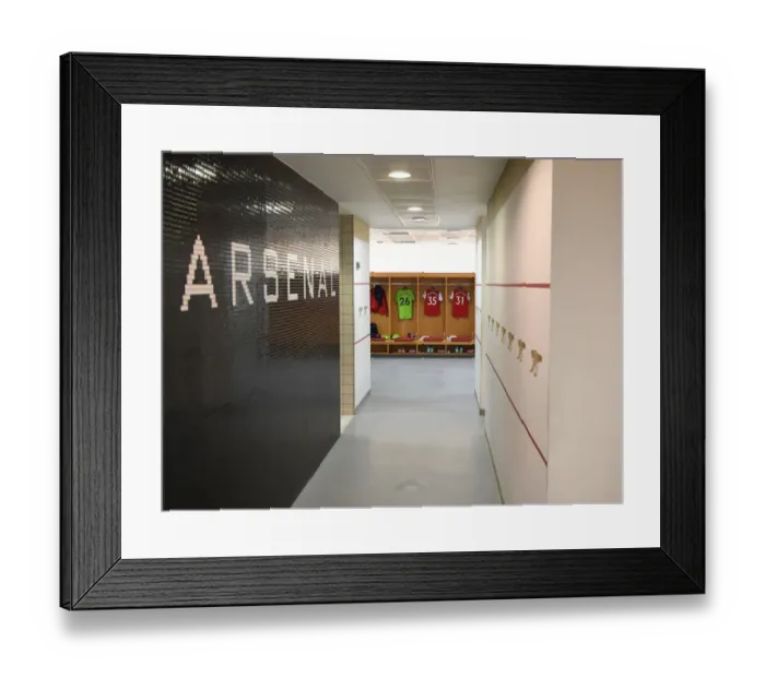 Framed Print : Arsenal FC: The Calm Before the Storm - Arsenal Changing Room, vs Burnley (2019-20) Framed Print : Arsenal FC: The Calm Before the Storm - Arsenal Changing Room, vs Burnley (2019-20)