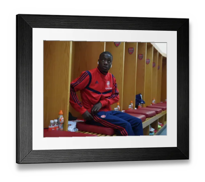 Framed Print : Arsenal FC: Nicolas Pepe's Pre-Match Focus against Burnley in the Premier League