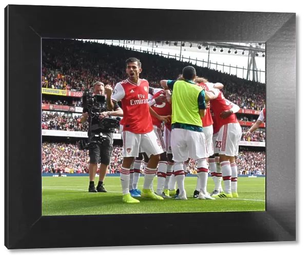 Dani Ceballos Scores and Celebrates His Second Goal for Arsenal Against Burnley (2019-20 Premier League)