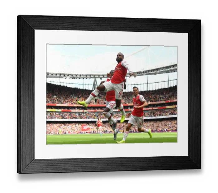 Framed Print : Arsenal's Alex Lacazette Scores Thriller in Arsenal v Burnley Premier League Clash (2019-20) Framed Print : Arsenal's Alex Lacazette Scores Thriller in Arsenal v Burnley Premier League Clash (2019-20)