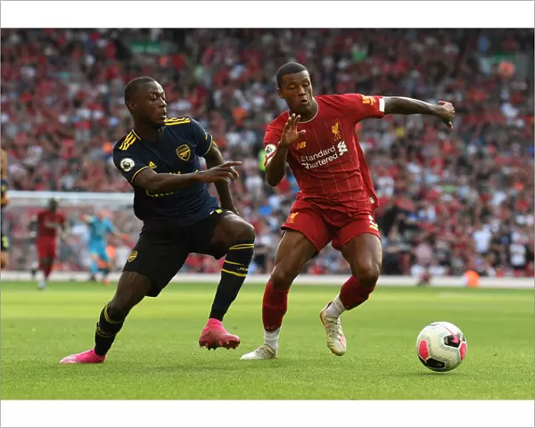 Pepe vs Wijnaldum: Intense Battle at Anfield - Liverpool vs Arsenal, Premier League 2019-20