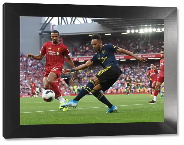 Aubameyang vs. Matip: Intense Moment at Anfield - Liverpool vs. Arsenal, 2019-20 Premier League