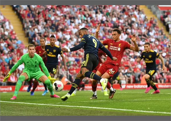 Lacazette vs. Alexander-Arnold: Intense Rivalry at Anfield - Liverpool vs. Arsenal, Premier League 2019-20