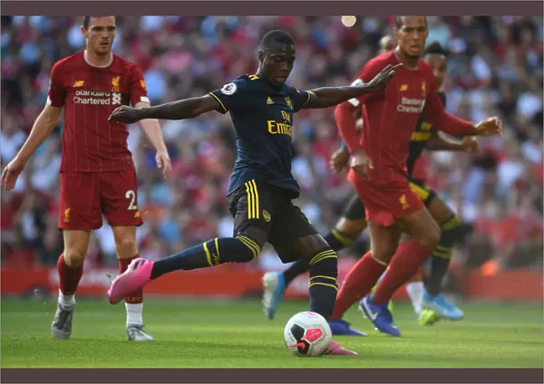 Arsenal's Pepe Goes Head-to-Head with Liverpool: Premier League Showdown, 2019-20