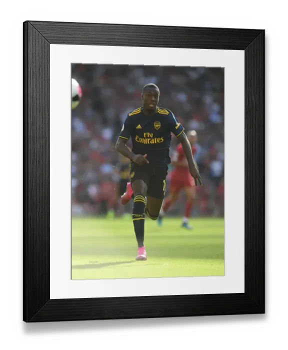 Framed Print : Pepe vs. Liverpool: Intense Head-to-Head Clash in Premier League Showdown