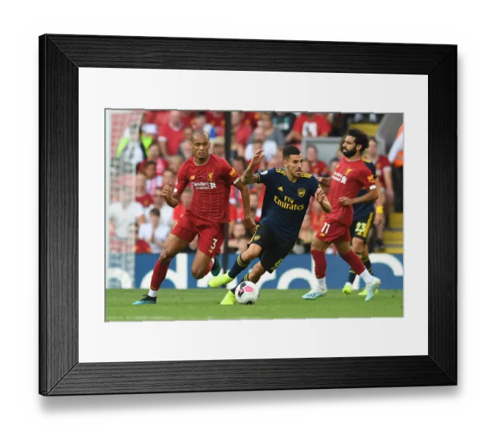 Framed Print : Dani Ceballos vs Fabinho: Intense Rivalry at Anfield - Liverpool vs Arsenal, Premier League 2019-20 Framed Print : Dani Ceballos vs Fabinho: Intense Rivalry at Anfield - Liverpool vs Arsenal, Premier League 2019-20
