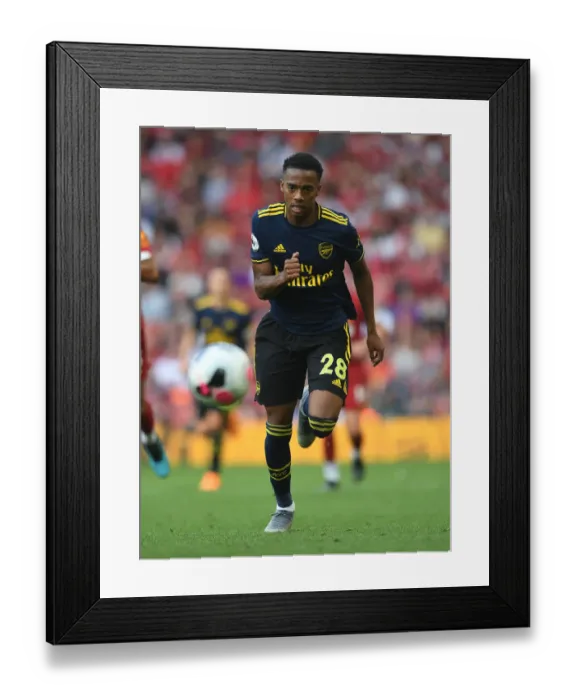 Framed Print : Joe Willock at Anfield: Liverpool vs. Arsenal, Premier League 2019-20 Framed Print : Joe Willock at Anfield: Liverpool vs. Arsenal, Premier League 2019-20