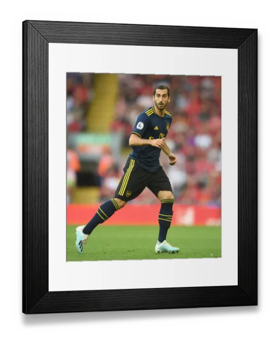 Framed Print : Arsenal's Mkhitaryan Faces Liverpool in Intense 2019-20 Premier League Clash Framed Print : Arsenal's Mkhitaryan Faces Liverpool in Intense 2019-20 Premier League Clash