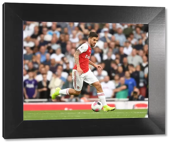 Dani Ceballos in Action: Arsenal vs. Tottenham at the Emirates Stadium (Premier League 2019-20)