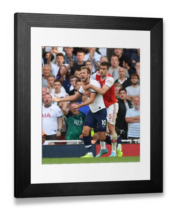 Framed Print : Clash of the Capital Rivals: Arsenal vs. Tottenham, Premier League 2019-20