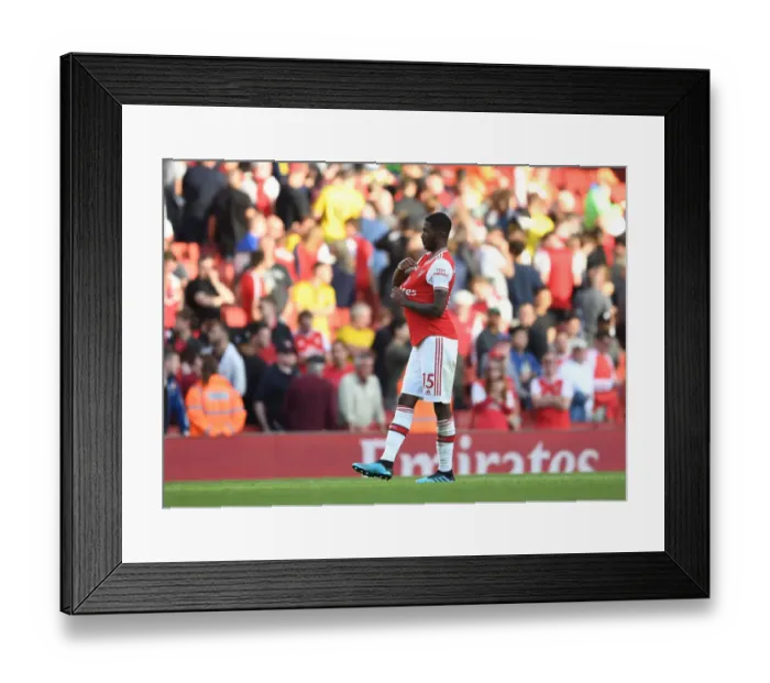 Framed Print : Arsenal's Ainsley Maitland-Niles Reacts After Arsenal vs. Tottenham (2019-20) Framed Print : Arsenal's Ainsley Maitland-Niles Reacts After Arsenal vs. Tottenham (2019-20)