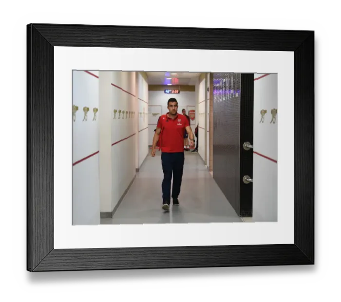Framed Print : Arsenal FC: Sokratis in the Changing Room Before Arsenal vs. Tottenham Premier League Clash (2019-20) Framed Print : Arsenal FC: Sokratis in the Changing Room Before Arsenal vs. Tottenham Premier League Clash (2019-20)