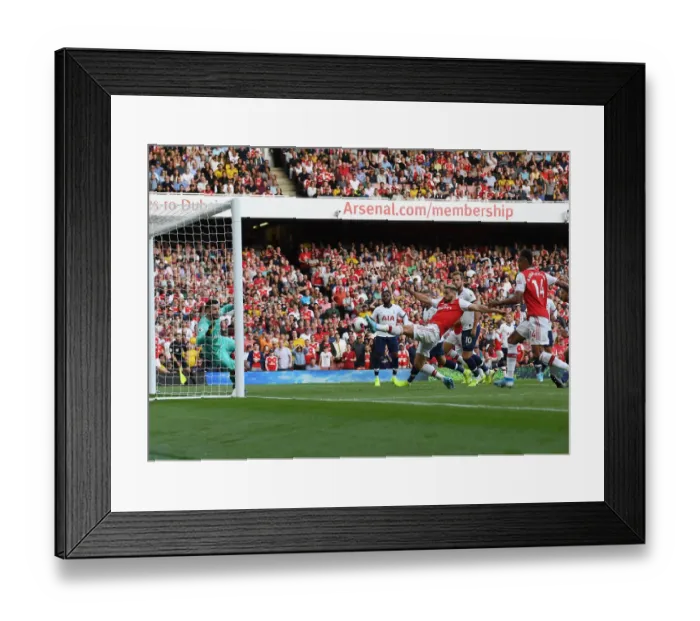 Framed Print : Arsenal vs. Tottenham: Kolasinac Shoots Wide in Intense Premier League Clash (2019-20) Framed Print : Arsenal vs. Tottenham: Kolasinac Shoots Wide in Intense Premier League Clash (2019-20)
