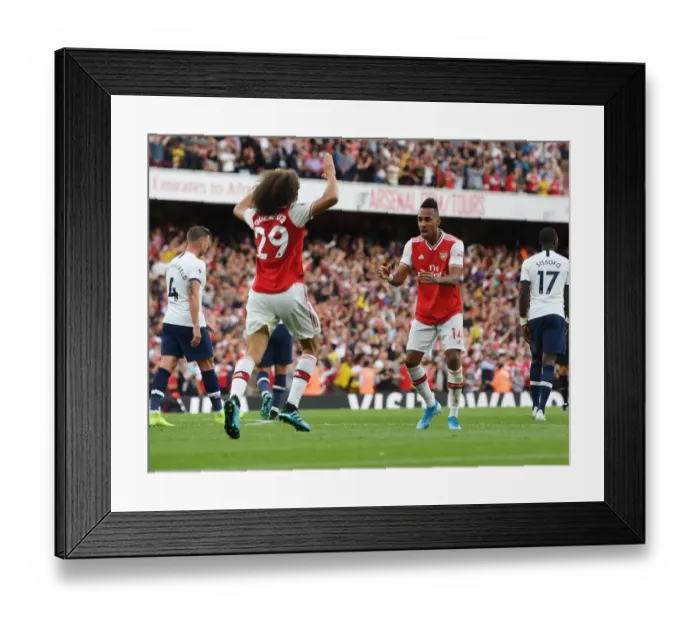 Framed Print : Aubameyang Scores His Second: Arsenal's Victory Over Tottenham in the 2019-20 Premier League Framed Print : Aubameyang Scores His Second: Arsenal's Victory Over Tottenham in the 2019-20 Premier League