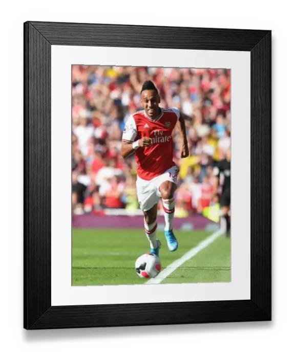 Framed Print : Arsenal's Aubameyang Faces Off Against Tottenham in Premier League Showdown Framed Print : Arsenal's Aubameyang Faces Off Against Tottenham in Premier League Showdown