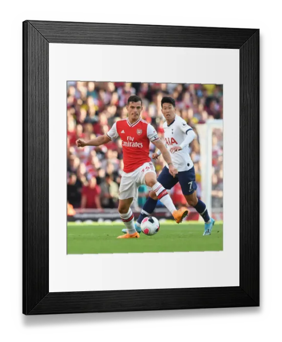Framed Print : Granit Xhaka in Action: Arsenal vs. Tottenham, Premier League 2019-20 Framed Print : Granit Xhaka in Action: Arsenal vs. Tottenham, Premier League 2019-20