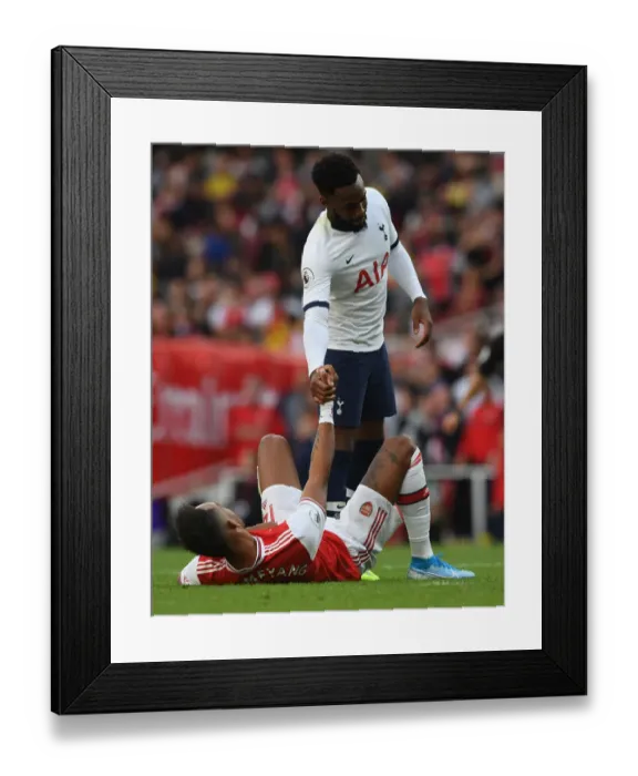 Framed Print : Arsenal vs. Tottenham: Aubameyang and Rose in Emotional Clash (2019-20 Premier League) Framed Print : Arsenal vs. Tottenham: Aubameyang and Rose in Emotional Clash (2019-20 Premier League)