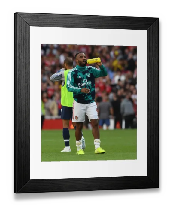 Framed Print : Arsenal's Alexandre Lacazette Reacts After Arsenal v Tottenham Premier League Clash (2019-20) Framed Print : Arsenal's Alexandre Lacazette Reacts After Arsenal v Tottenham Premier League Clash (2019-20)