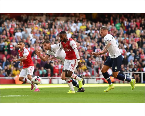 Alexandre Lacazette Scores First Goal: Arsenal vs. Tottenham, Premier League 2019-20