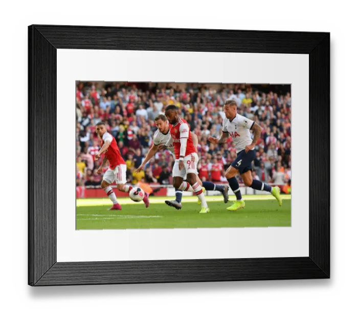 Framed Print : Alexandre Lacazette Scores First Goal: Arsenal Triumphs over Tottenham in Premier League 2019-20 Framed Print : Alexandre Lacazette Scores First Goal: Arsenal Triumphs over Tottenham in Premier League 2019-20