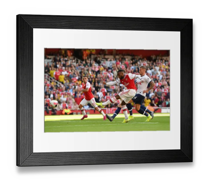 Framed Print : Alexandre Lacazette Scores the Winner: Arsenal vs. Tottenham, Premier League 2019-20 Framed Print : Alexandre Lacazette Scores the Winner: Arsenal vs. Tottenham, Premier League 2019-20