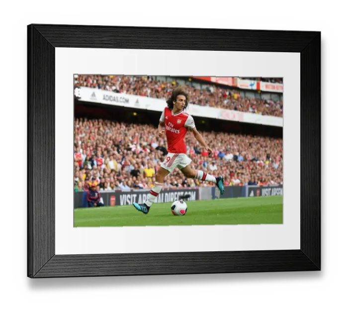 Framed Print : Guendouzi vs. Tottenham: Intense Arsenal-Spurs Showdown in the Premier League