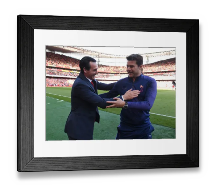 Framed Print : Unai Emery and Mauricio Pochettino Face Off: Arsenal v Tottenham Premier League Showdown (2019-20) Framed Print : Unai Emery and Mauricio Pochettino Face Off: Arsenal v Tottenham Premier League Showdown (2019-20)