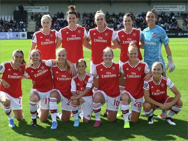 Arsenal Women's Team Unites Before WSL Match Against West Ham United