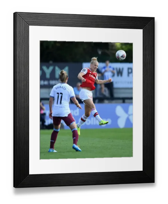 Framed Print : Arsenal's Leonie Maier in Action: Arsenal Women vs West Ham United (2019-20 WSL) Framed Print : Arsenal's Leonie Maier in Action: Arsenal Women vs West Ham United (2019-20 WSL)