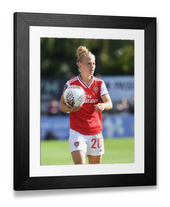 Framed Print : Arsenal's Leonie Maier in Action: Arsenal Women vs. West Ham United (2019-20 WSL) Framed Print : Arsenal's Leonie Maier in Action: Arsenal Women vs. West Ham United (2019-20 WSL)