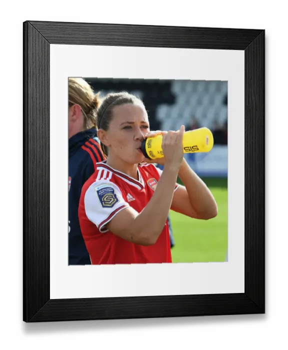 Framed Print : Arsenal's Katie McCabe: Unyielding Determination After Victory Over West Ham United